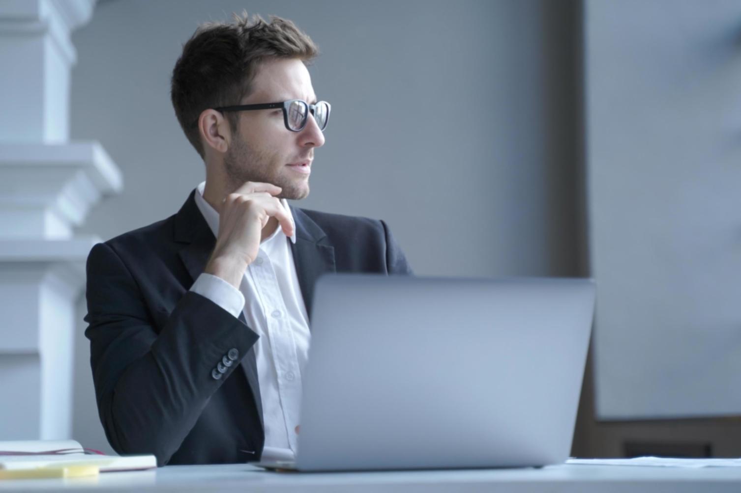 Professional financial analysis workspace